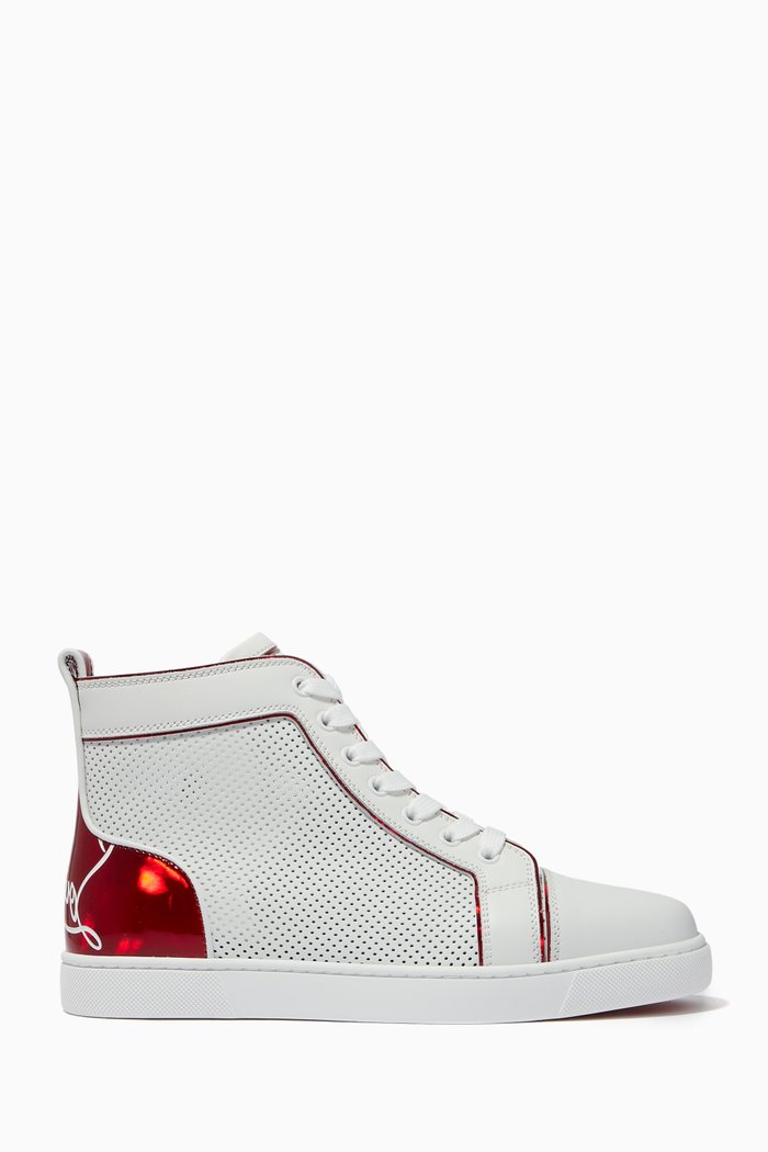 

Fun Louis Sneakers in Psychic Loubi Perforated Leather, Multicolour