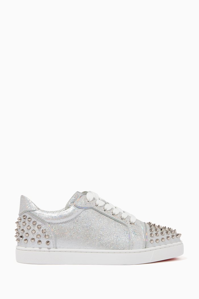 

Vieira 2 Sneakers in Iridescent Leather, Silver