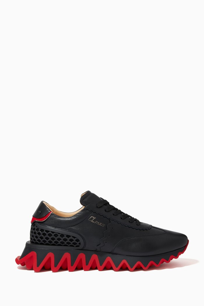 

Loubishark Sneakers in Leather, Multicolour