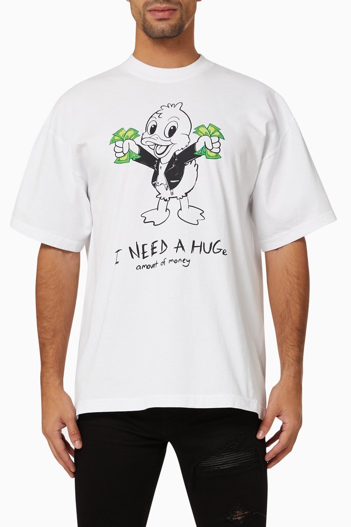 

Hug Box T-shirt in Cotton, White