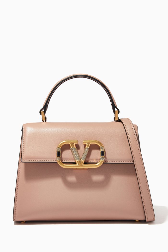 

Valentino Garavani VSLING Small Bag in Calfskin, Pink