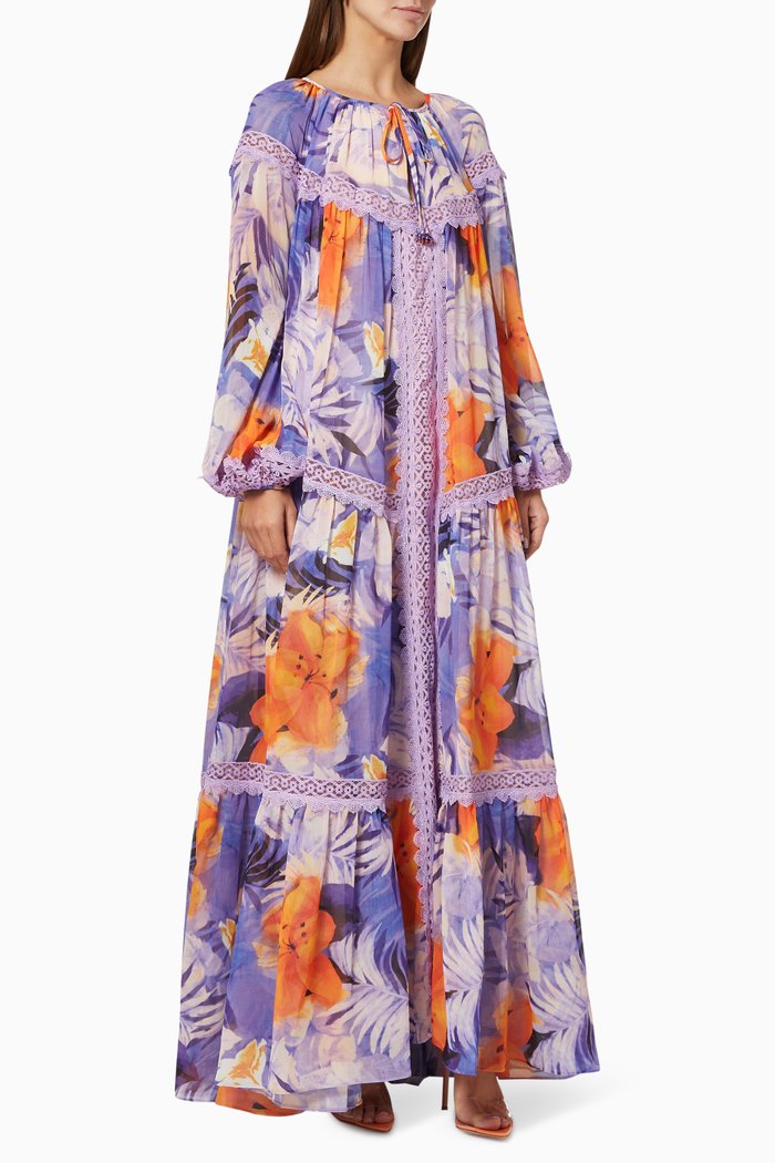 

Maxi Dress in Chiffon, Purple