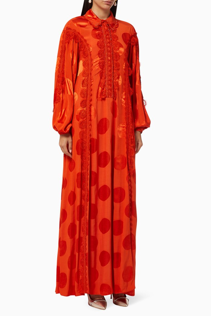 

Maxi Dress in Viscose, Orange