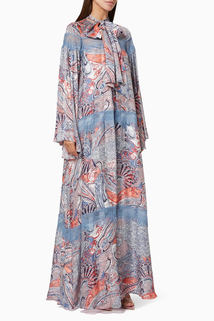 

Maxi Dress in Chiffon, Purple