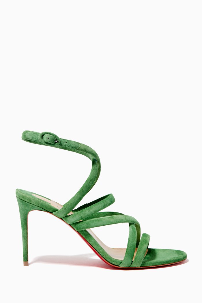 

Cleissimo 85 Sandals in Suede, Green