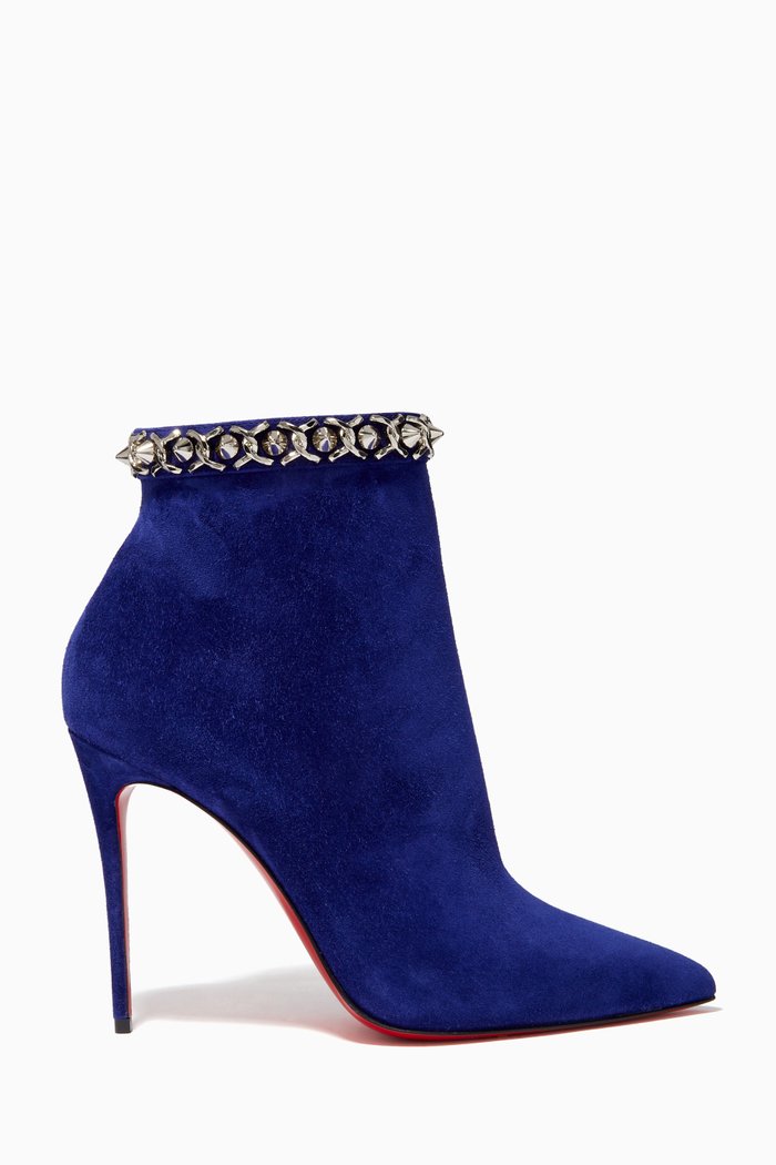 

Booty Chain 100 Ankle Boots in Suede, Multicolour