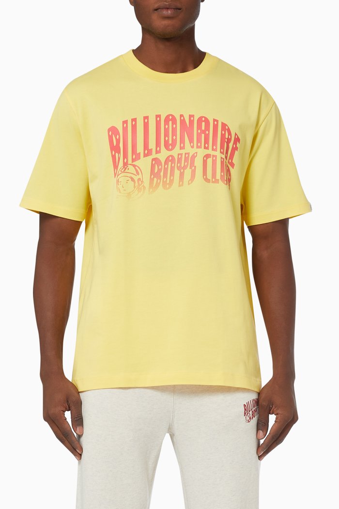 

Arch Logo Gradient T-shirt in Cotton Jersey, Yellow
