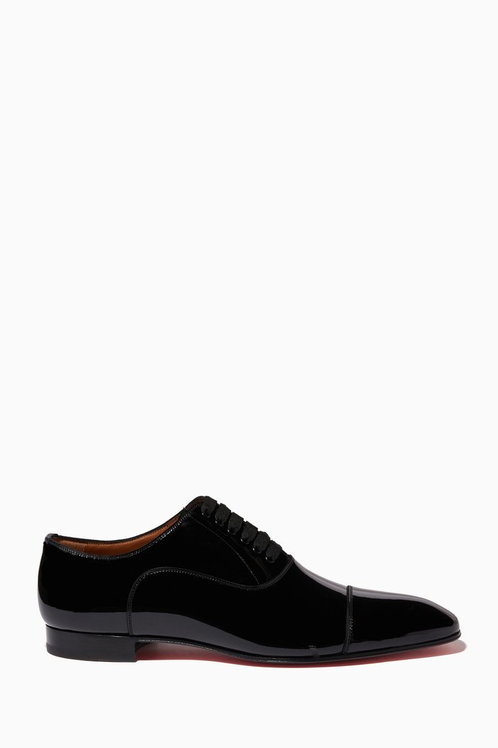 

Greggo City Shoes in Patent Leather, Black