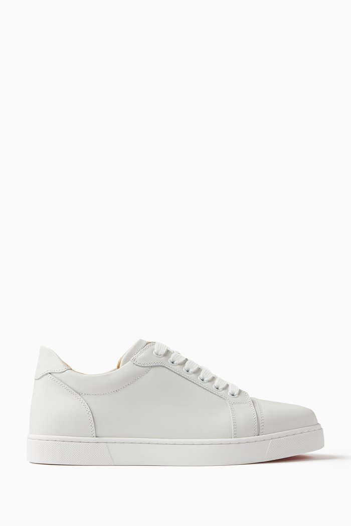 

Vieira Low Top Sneakers in Leather, White
