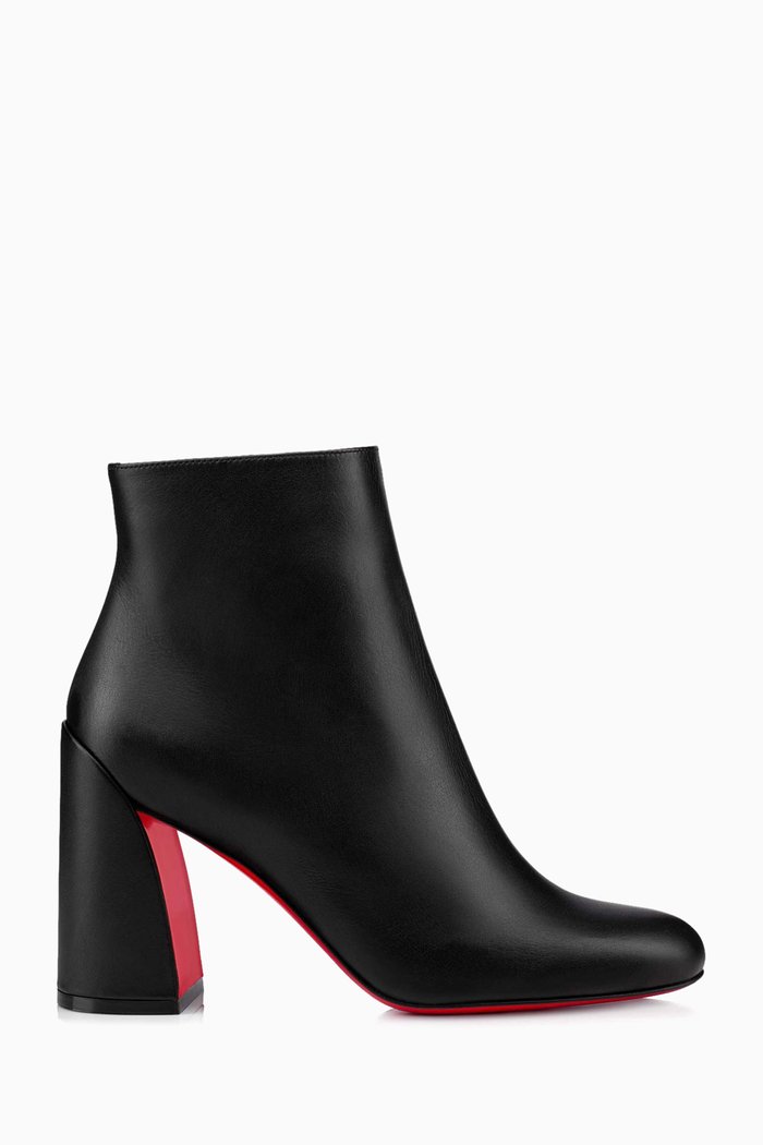 

Turela 85 Ankle Boots in Leather, Black