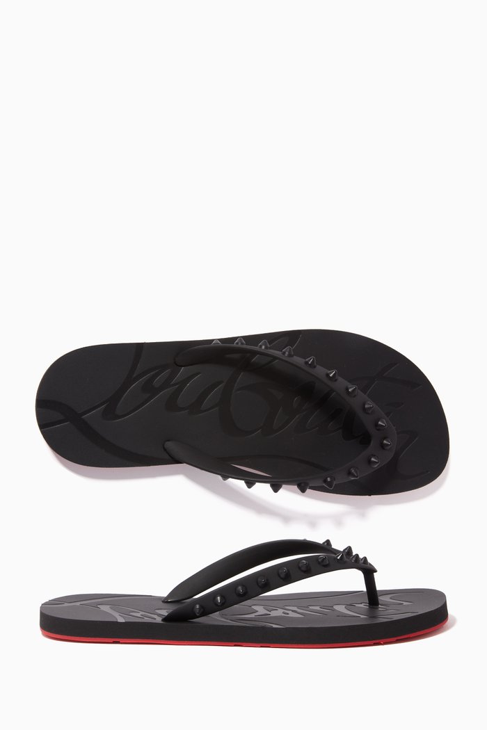 

Loubi Donna Flip-flops in Rubber, Black