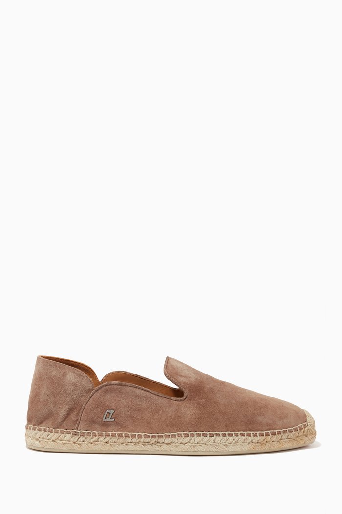 

Espadon Shoes in Suede & Leather, Brown
