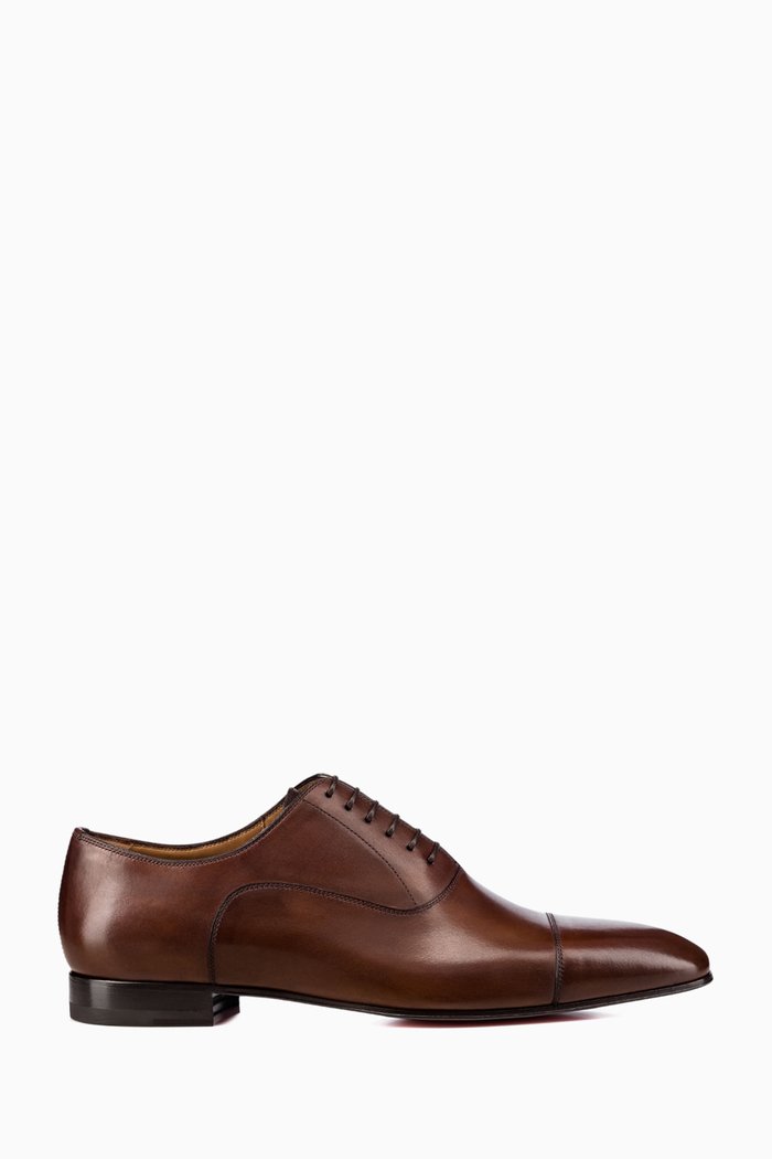 

Greggo Lace-up Shoes in Leather, Brown