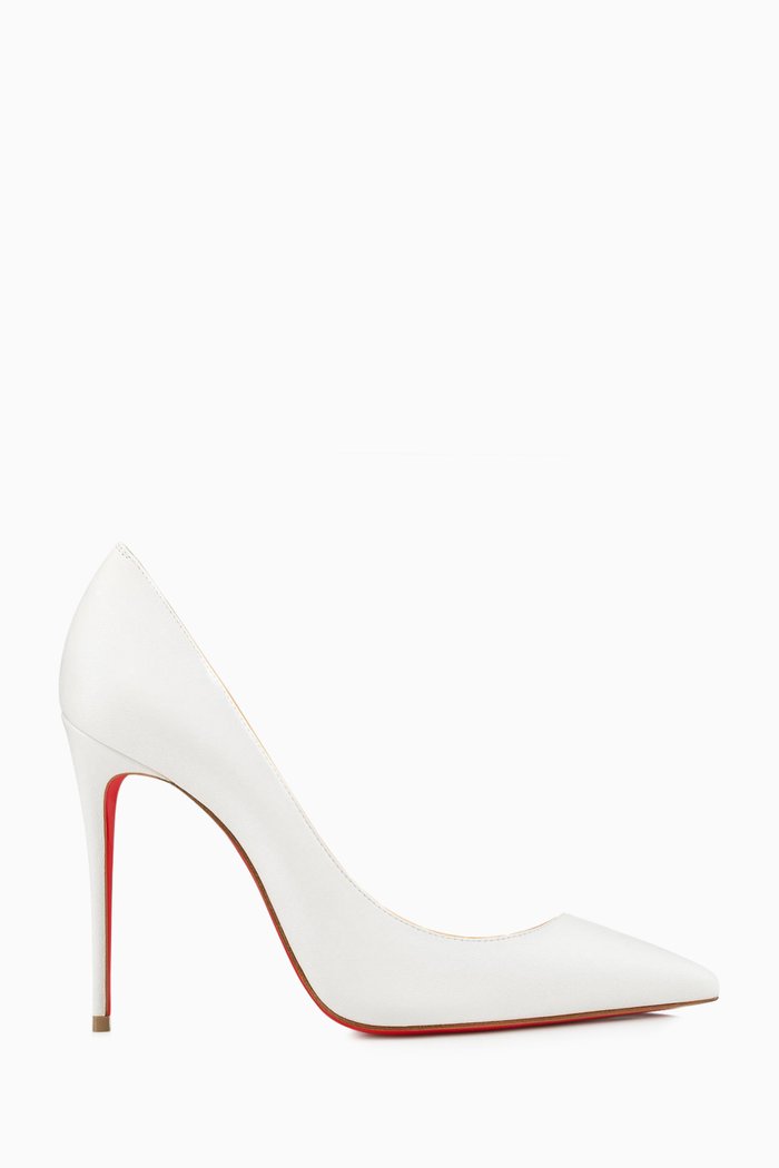 

Kate 100 Pumps in Leather, White