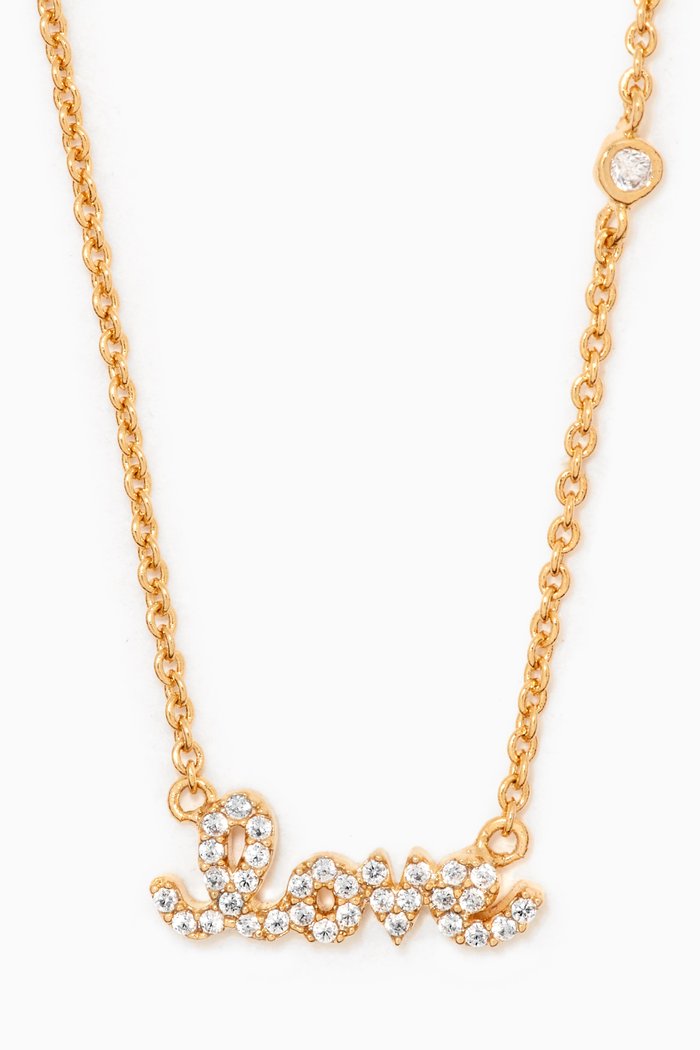 

Love Pendant Necklace, Gold