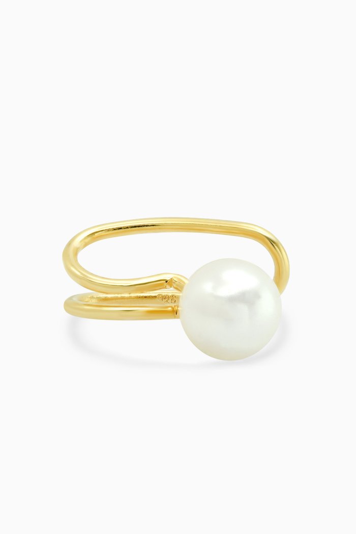 

Pearl Ear Cuff, Gold