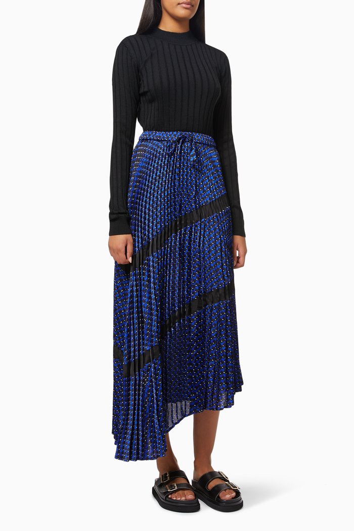 Mademoiselle Dress in Rib-knit, Multicolour