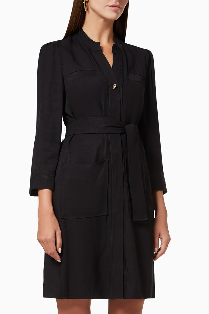 

Reality Dress in Eco-friendly Viscose, Black