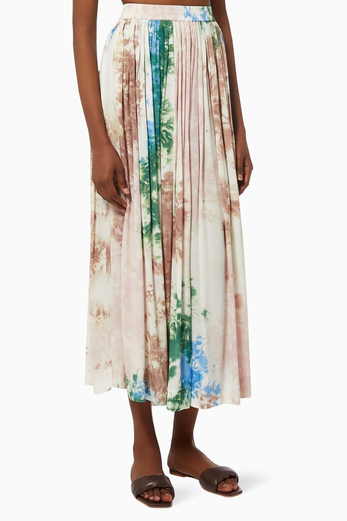 

Sweetner Maxi Skirt in Sustainable Rayon, Blue