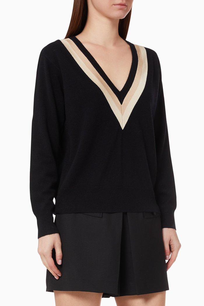 

Sweater in Wool & Cashmere, Black