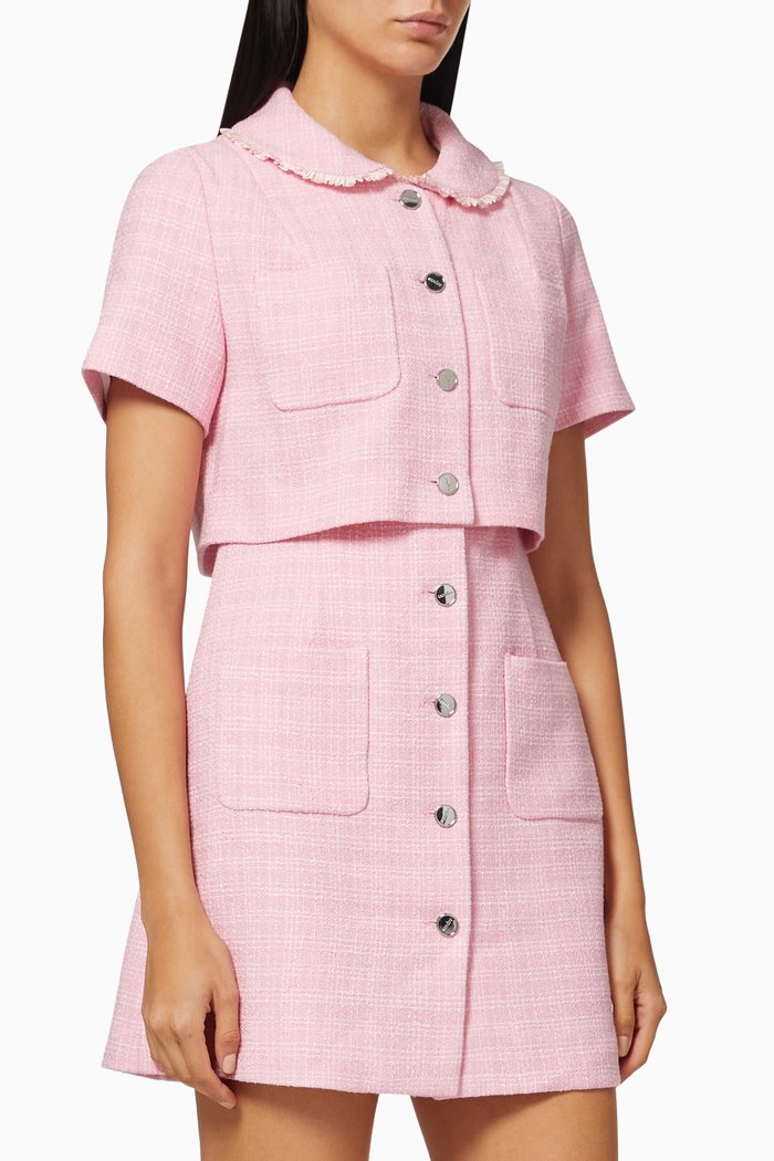 

Mini Dress in Tweed, Pink