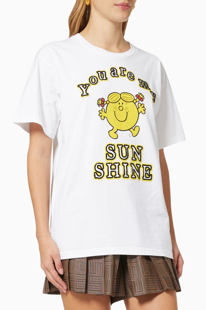 

Graphic T-shirt in Cotton Jersey, White