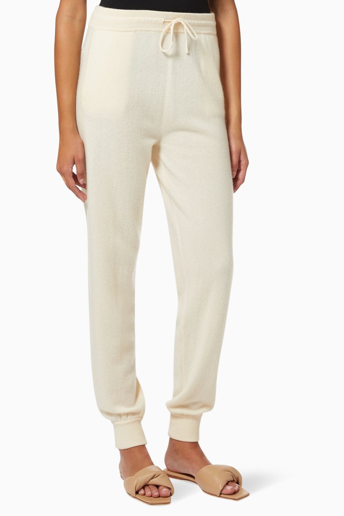 

Sweatpants in Merino Wool, White
