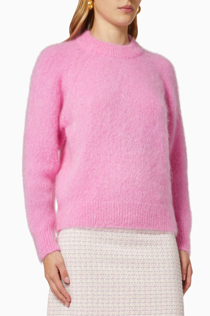 

Sweater in Mohair Wool, Pink