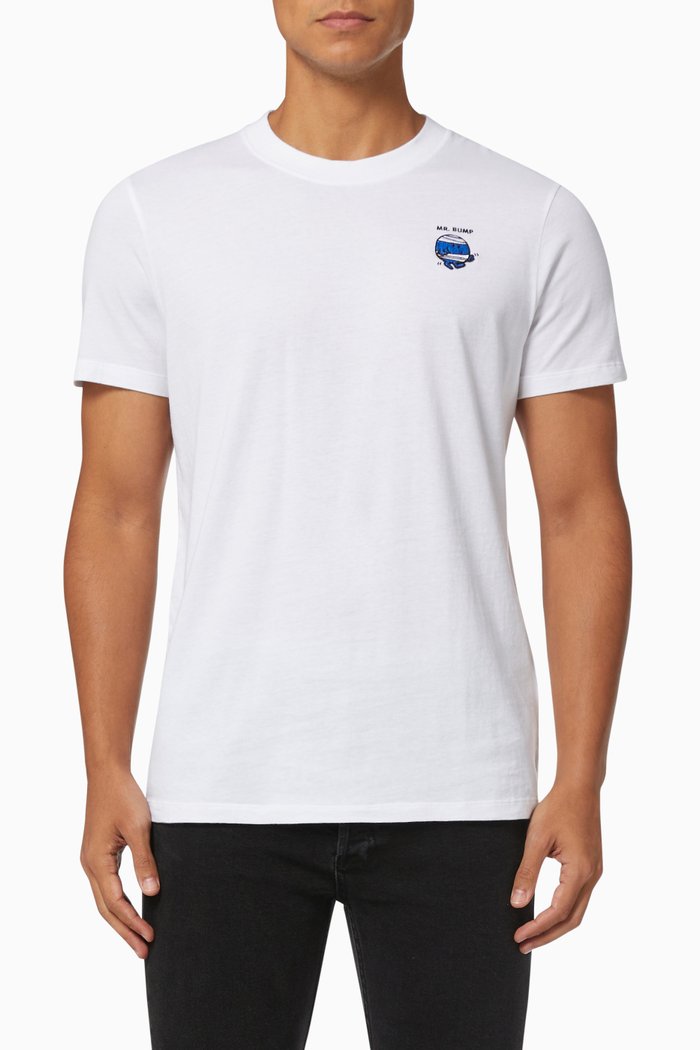 

Patch T-shirt in Organic Cotton, White