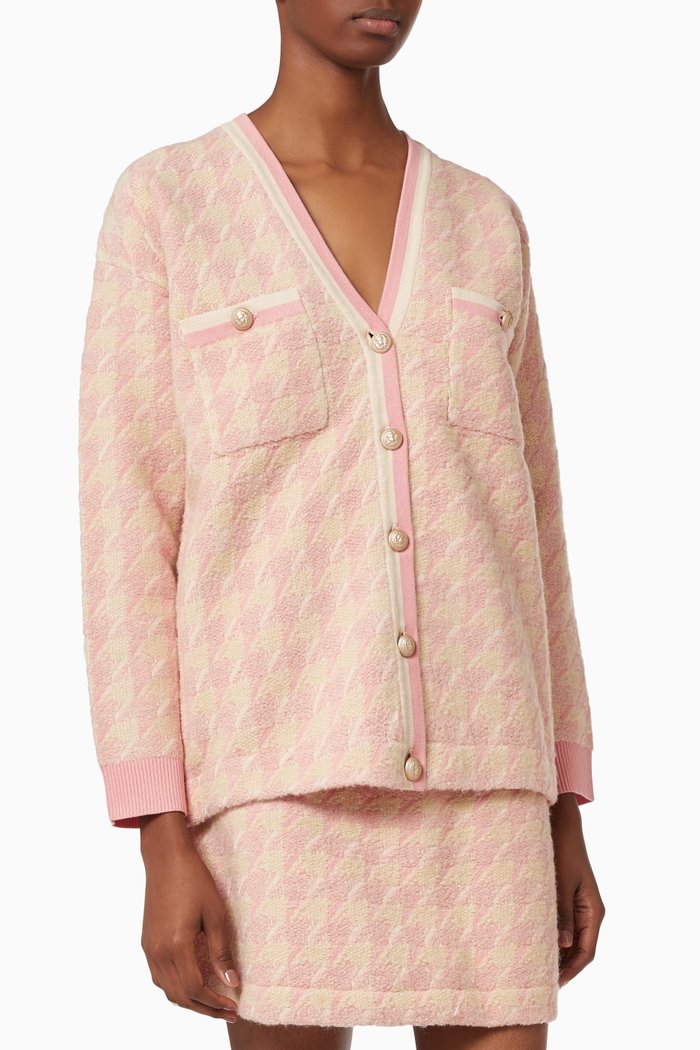 

Coatigan in Tweed, Pink