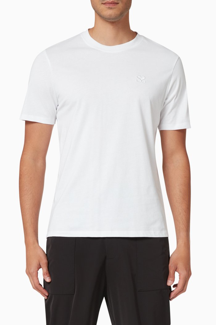 

Monogram T-shirt in Cotton Jersey, White