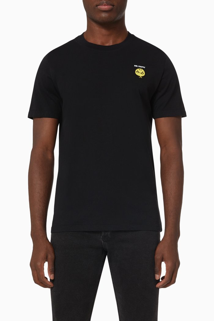 

Mr. Men T-shirt in Cotton Jersey, Black