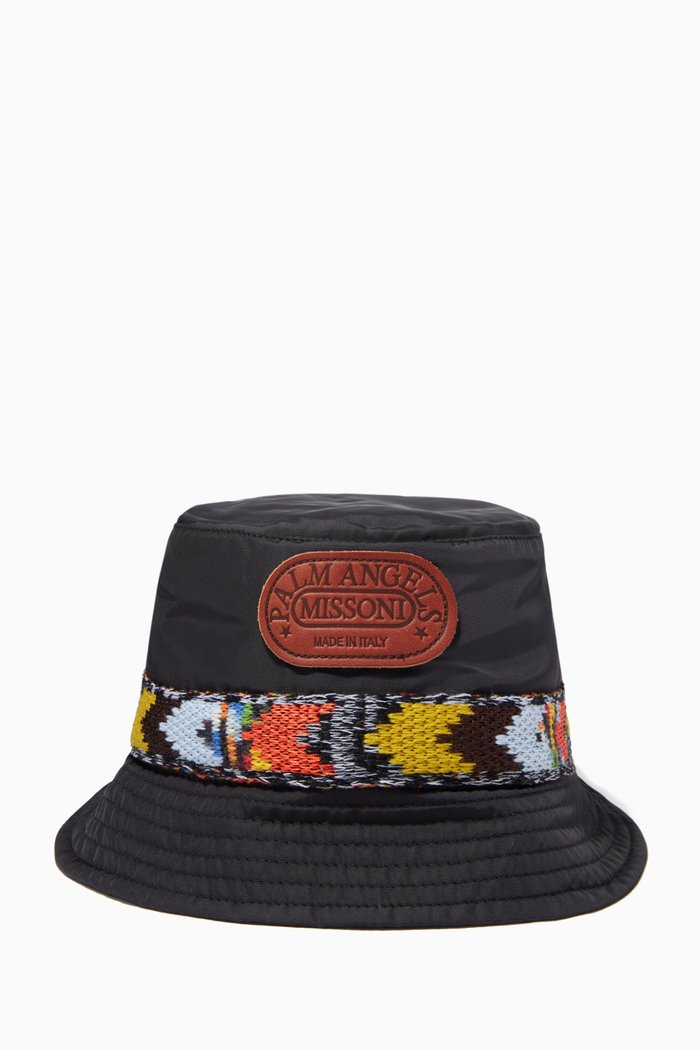 

x Missoni Heritage Bucket Hat in Nylon, Black