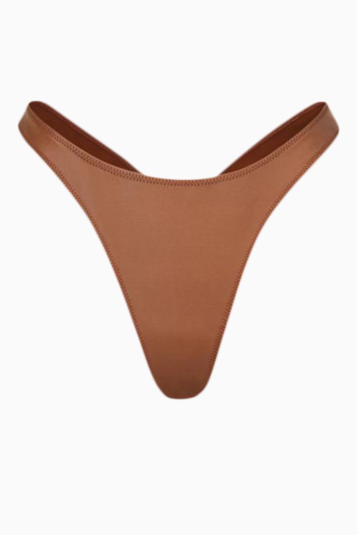

Wet Jersey Dipped Thong, Metallic