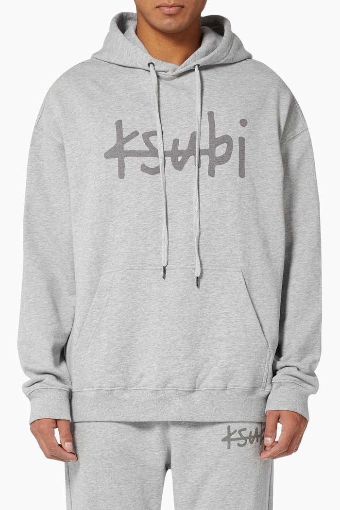 

1999 Biggie Hoodie in Cotton Jersey, Grey