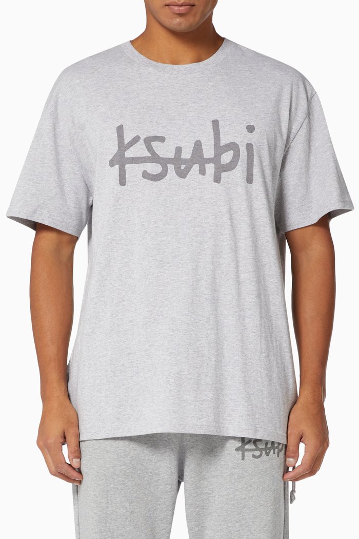 1999 Biggie T-shirt in Cotton Jersey, Grey