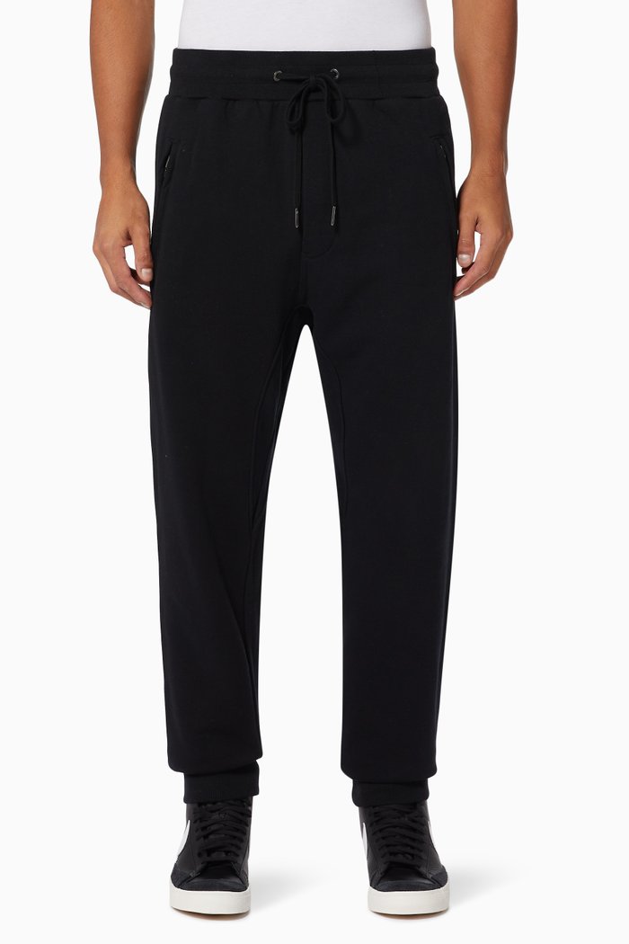 

Restore Track Pants in Cotton Jersey, Black