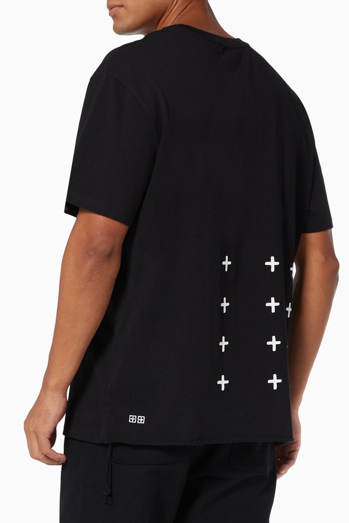 

Kross Biggie T-shirt in Cotton Jersey, Black