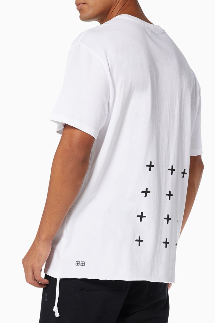 

Kross Biggie T-shirt in Cotton Jersey, White