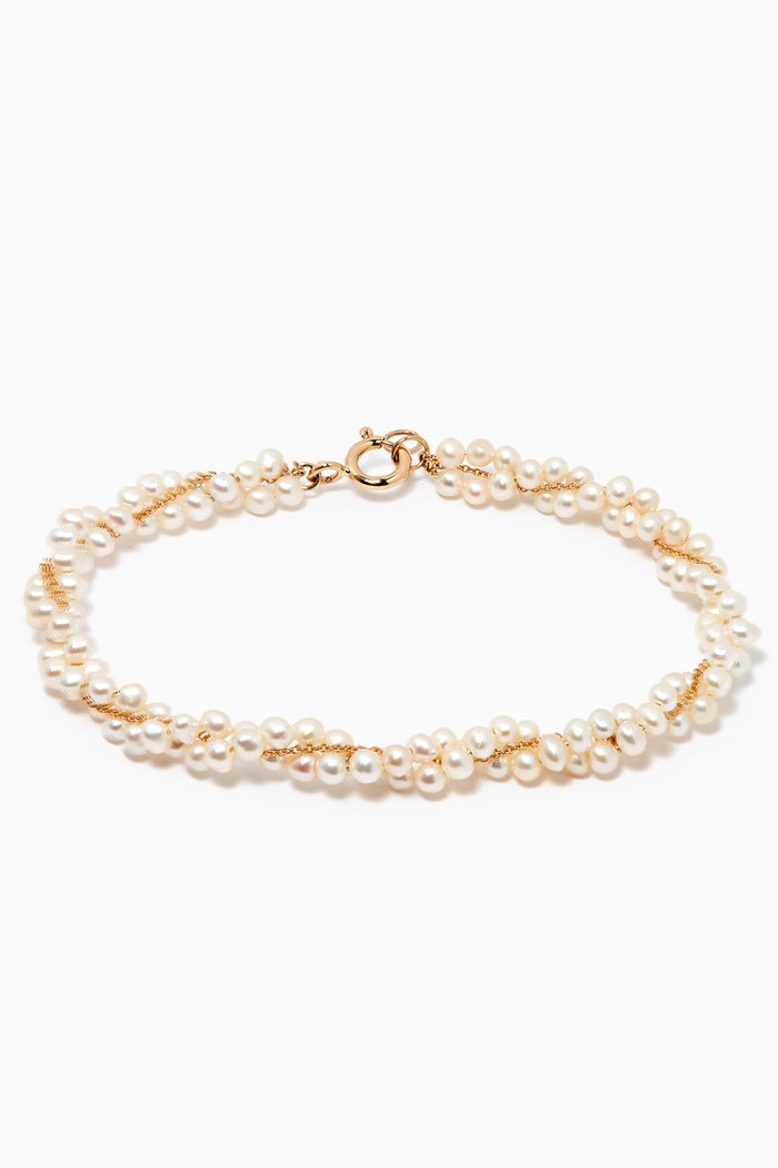 

Lady Pearl Bracelet in 18kt Yellow Gold