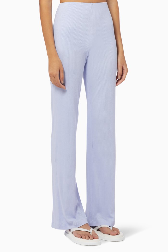 

High Waist Pants in ECOVERO™, Purple