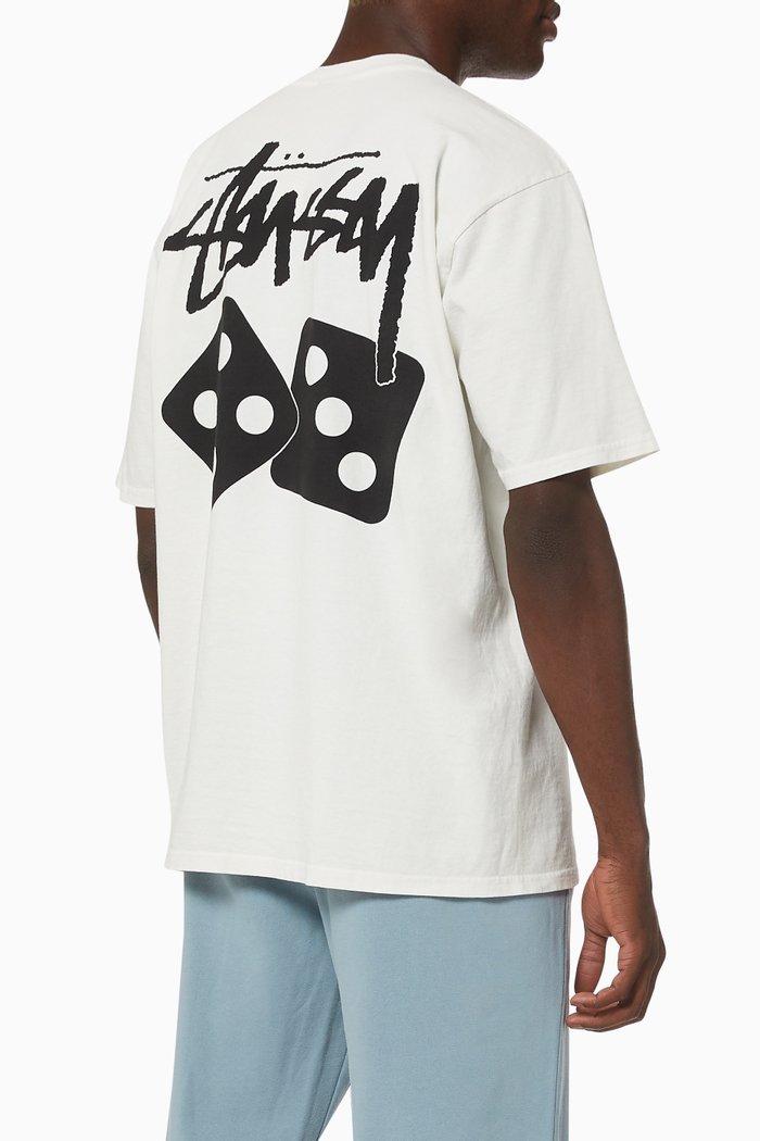 

Dice T-shirt in Dyed Cotton Jersey, Neutral