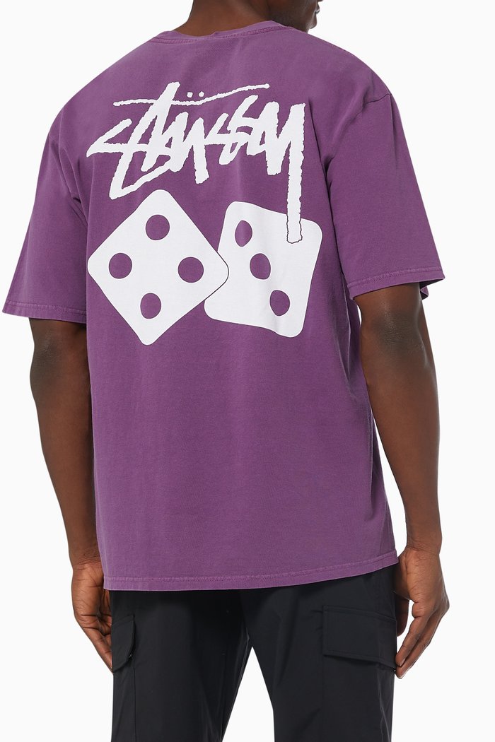 

Dice T-shirt in Dyed Cotton Jersey, Purple