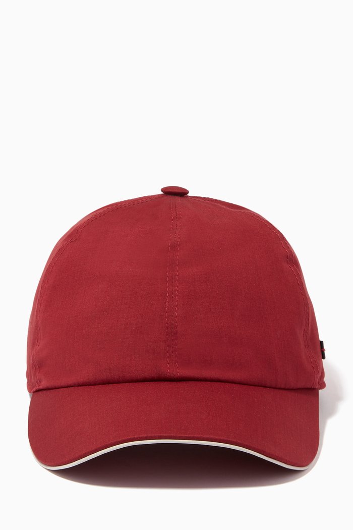 

Baseball Cap in Smooth Fabric, Red
