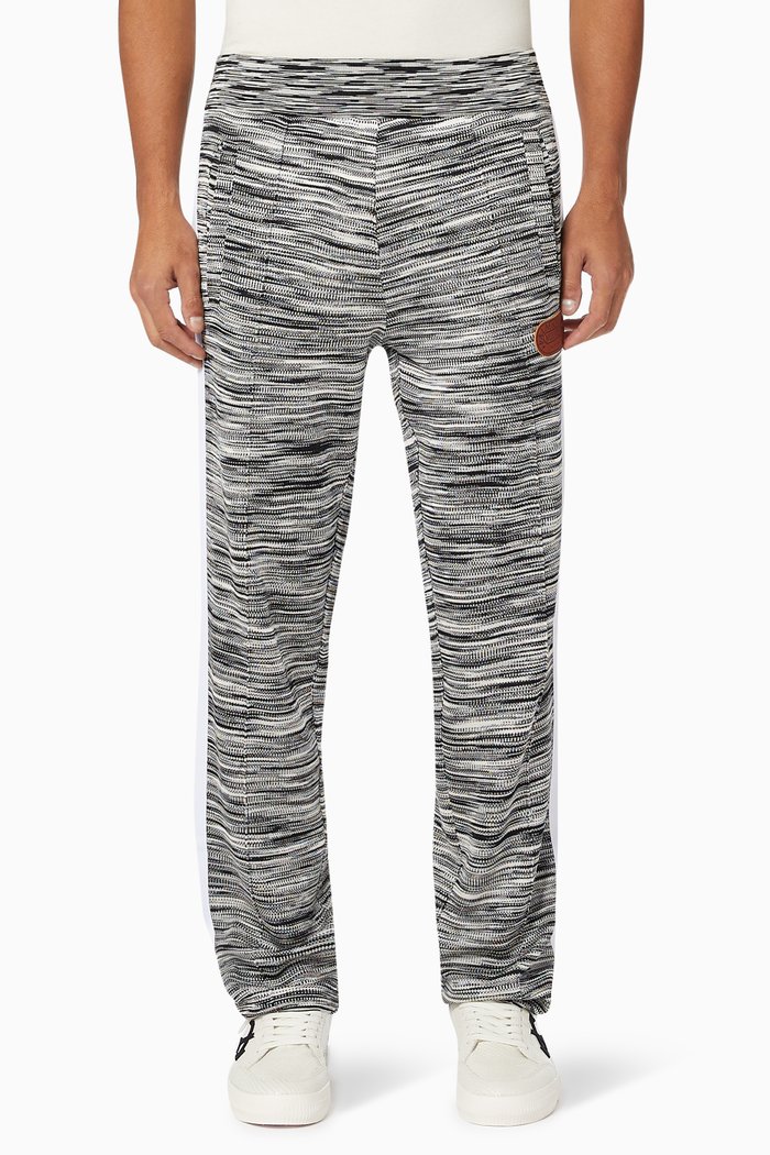 

x Missoni Track Pants in Technical Viscose Knit, Grey