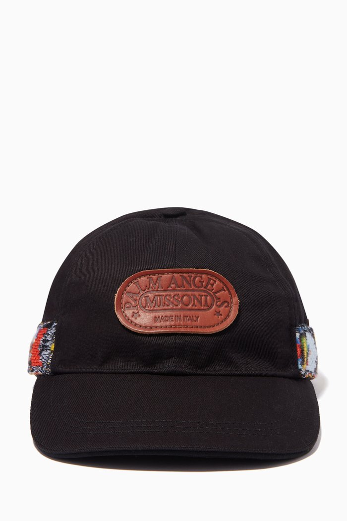 

x Missoni Heritage Baseball Cap in Cotton, Black