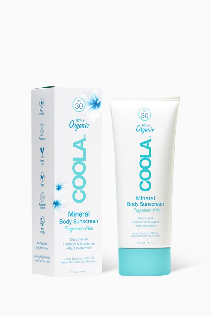

Mineral Body Organic Sunscreen Lotion SPF30 – Fragrance-Free, 148ml, Multicolour
