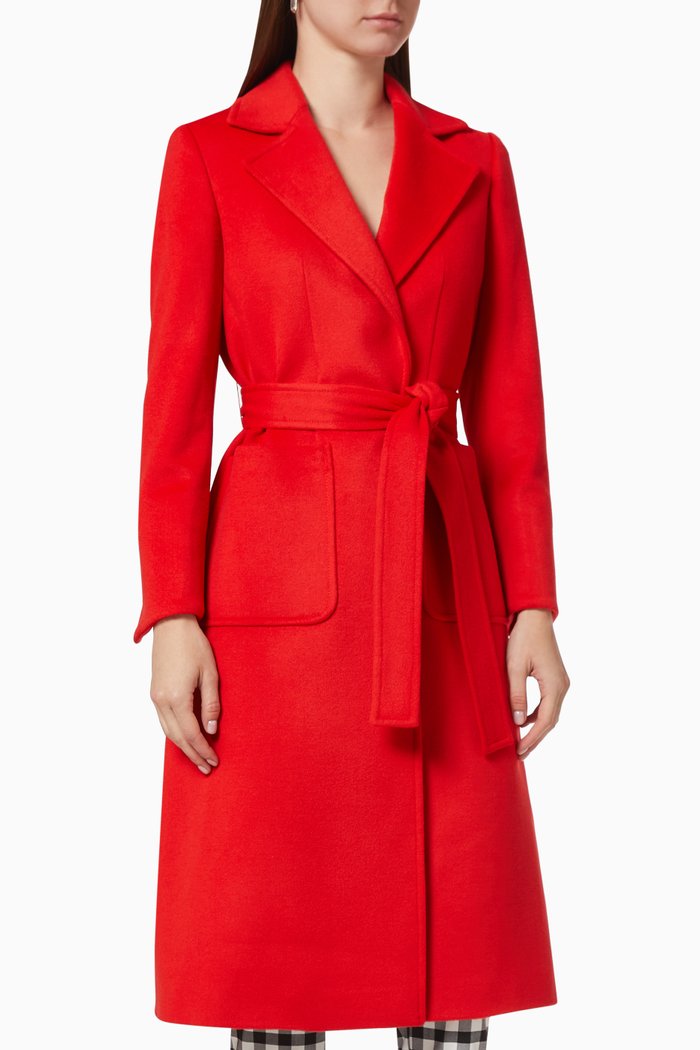 

Runaway Coat in Wool, Red