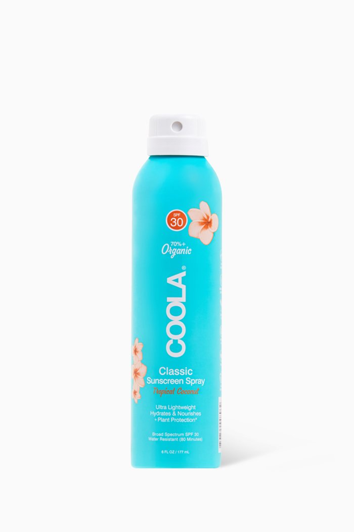 

Tropical Coconut – Classic Body Organic Sunscreen Spray SPF30, 177ml, Multicolour