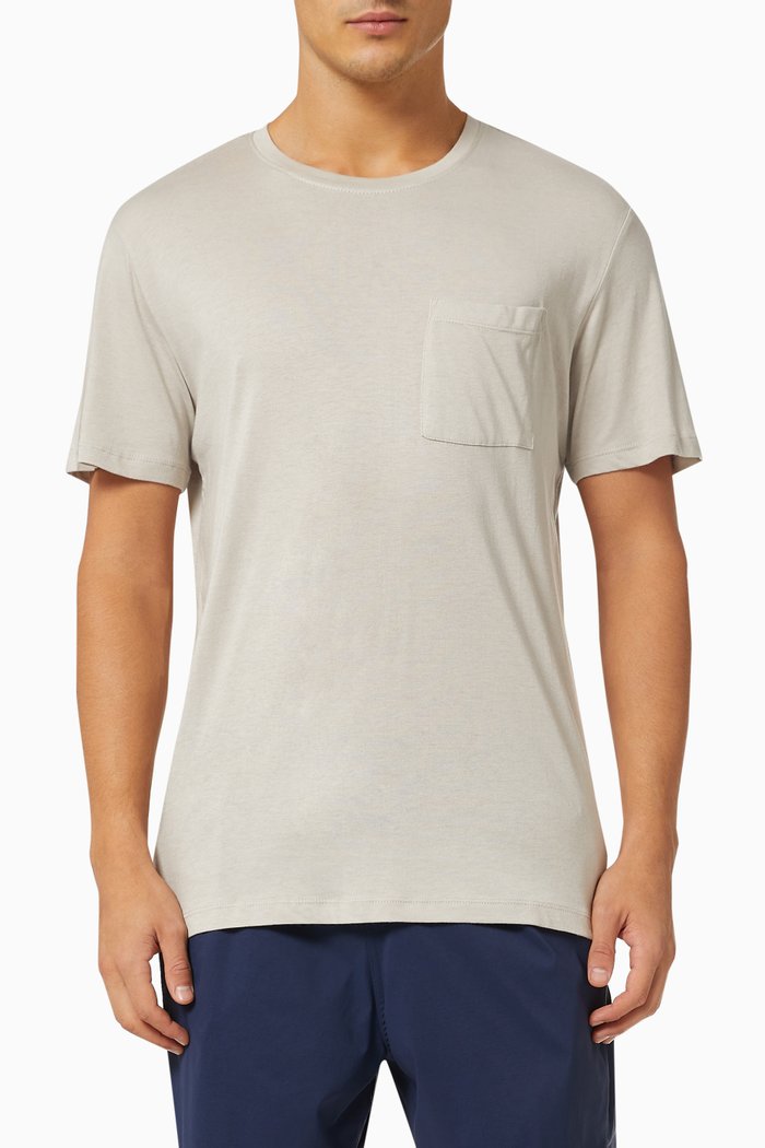 

Crew Pocket T-shirt in Jersey, Neutral
